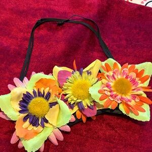 Floral sleep mask with Colorful Flowers new